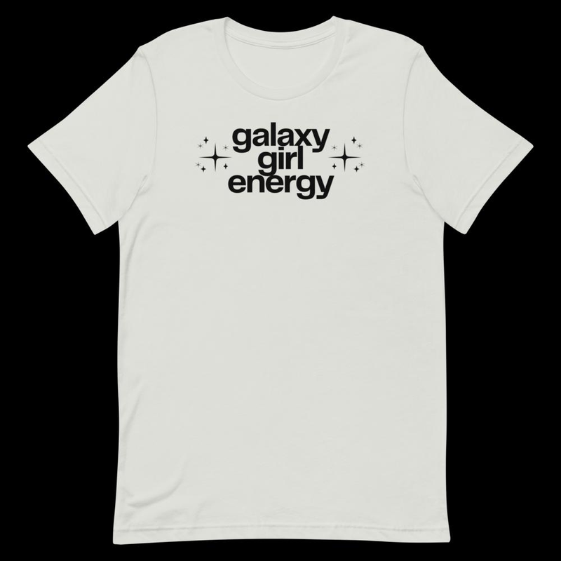 Galaxy Girl Tee – M, Silver