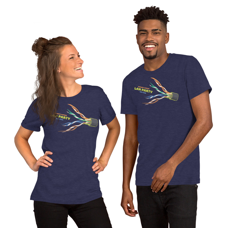 Unisex t-shirt – S, Heather Midnight Navy
