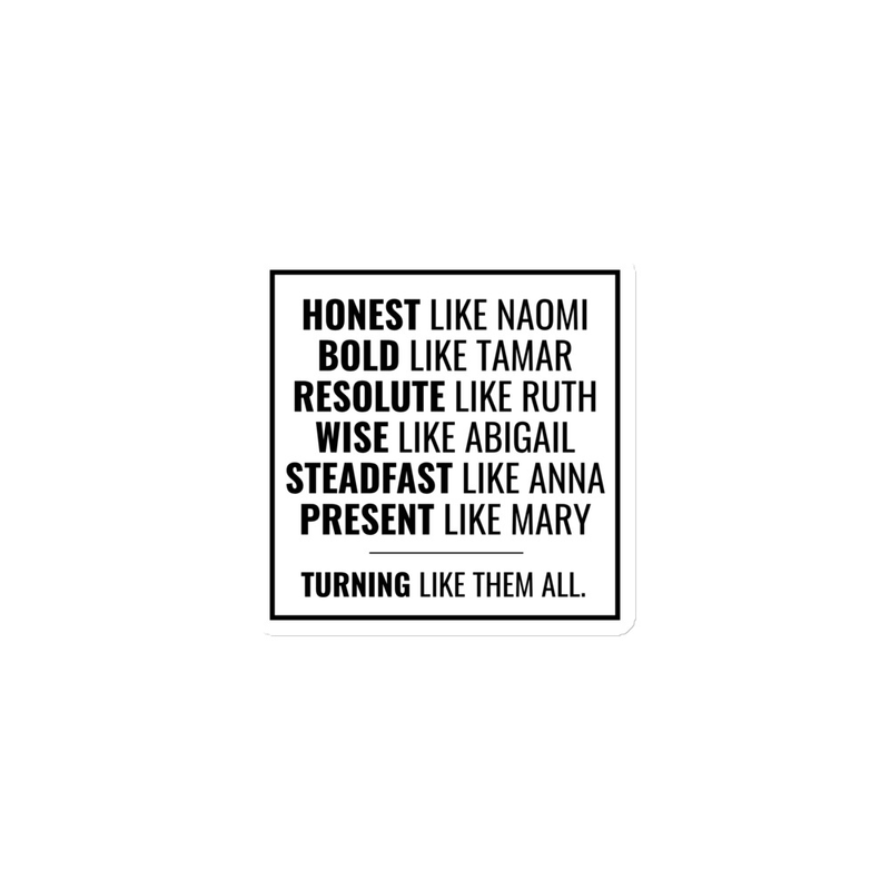 Honest like Naomi MAGNET - White background