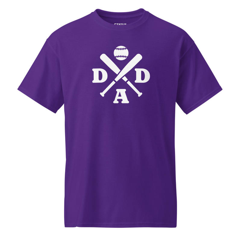 Dad Shirt - Dark - DryBlend® T-Shirt – S, Purple