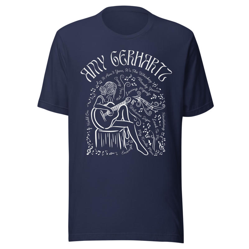 Amy Gerhartz Unisex t-shirt – M, Navy