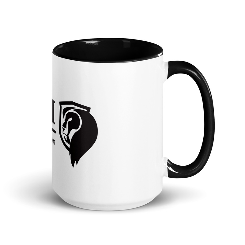Mug with Color Inside. – 15 oz, Black