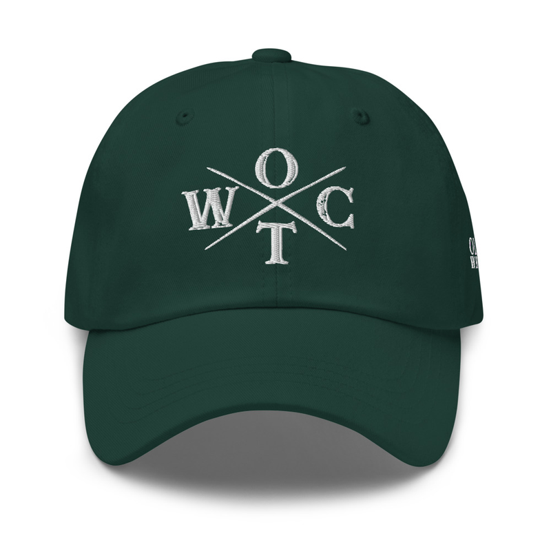 OTWC - Dad Hat - White Text – One size, Spruce