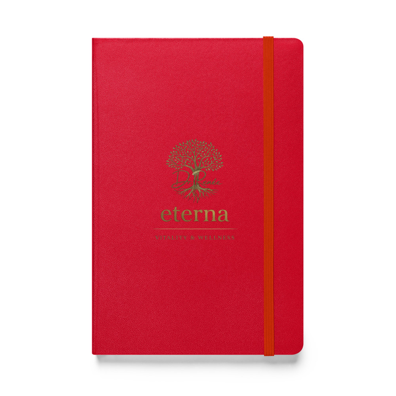 Eterna Hardcover Notebook – 5.5″×8.5″, Red