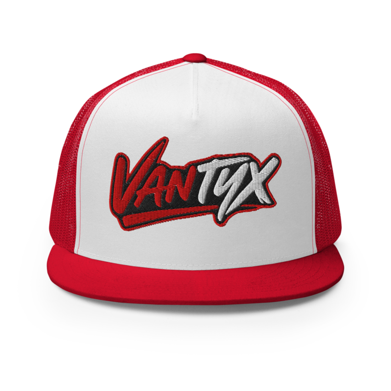 Vantyx - Snapback Trucker Cap - Red, White, Black