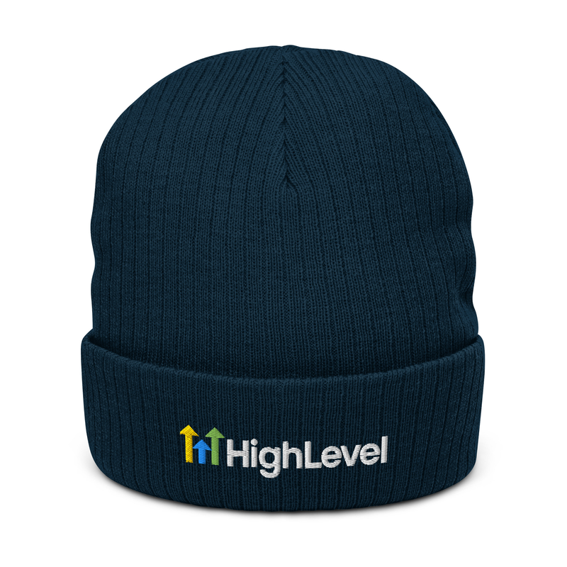 Recycled Cuffed Beanie – One size, Navy