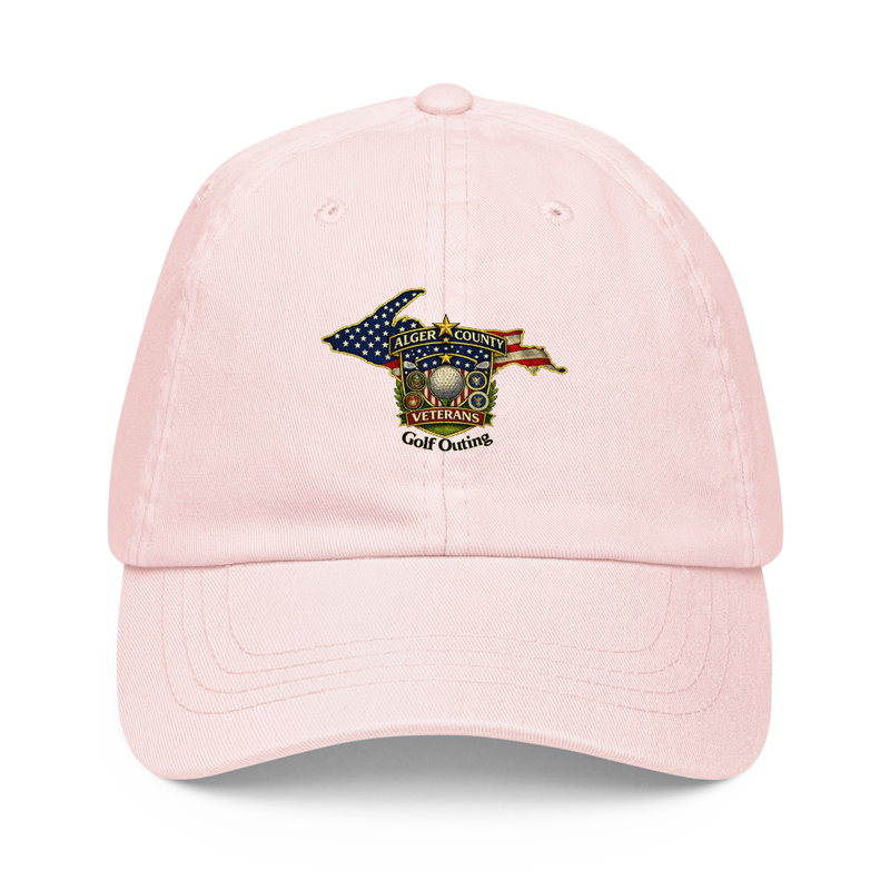 Alger Country Veteran's Golf Outing Pastel baseball hat – One size, Pastel Pink