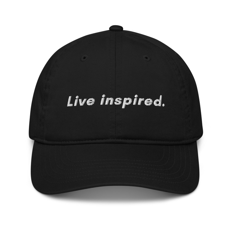"Live Inspired." | Organic dad hat