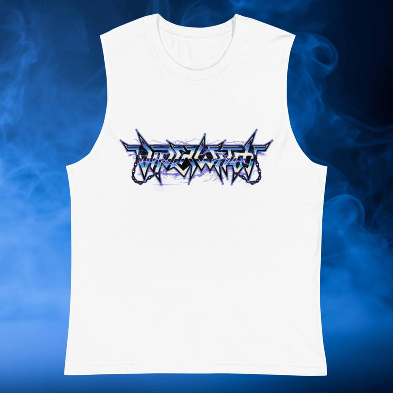 Muscle Tank- Lightning (Fuck Ride Destroy on back)