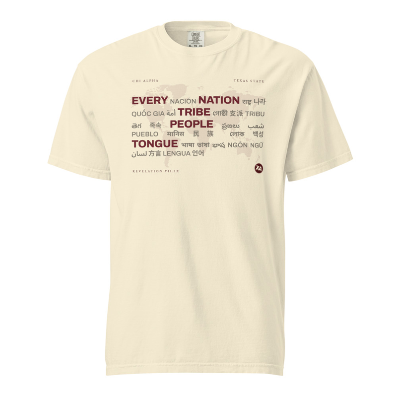 XA Every Nation - Comfort Colors – XL, Ivory