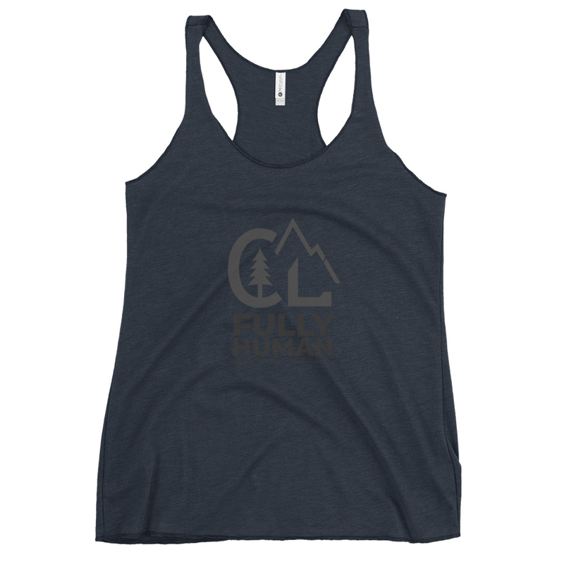 Fully Human | Women's Racerback Tank – XS, Vintage Navy