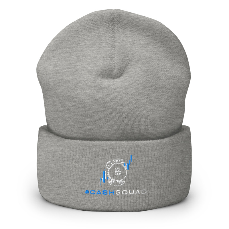 #CashSquad Beanie v.1 – One size, Heather Grey