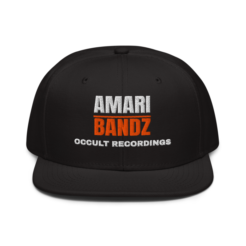 SPLIT WORDMARK Snapback — front