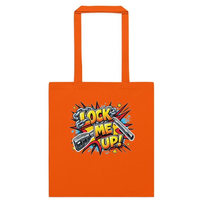 Lock Me Up Cotton Tote Bag
