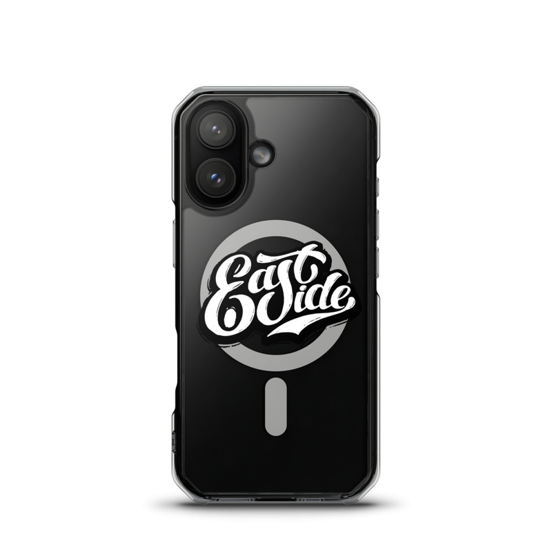 EastSide Dark Logo MagSafe® clear case for iPhone® – iPhone 17