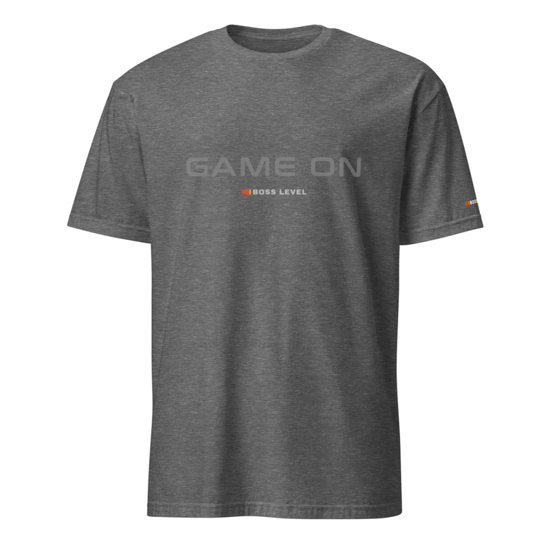GAME ON Gildan 64000 Short-Sleeve Unisex T-Shirt – XL, Graphite Heather