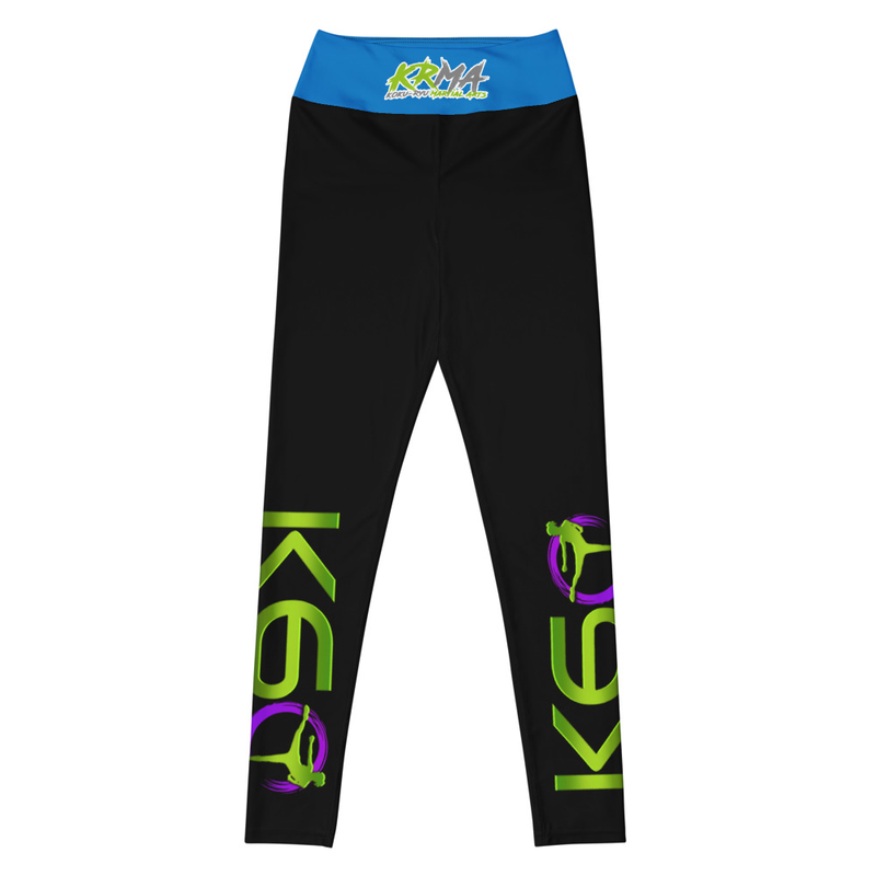 K60 Ladies Kickboxing Leggings – Style 2 – Blue