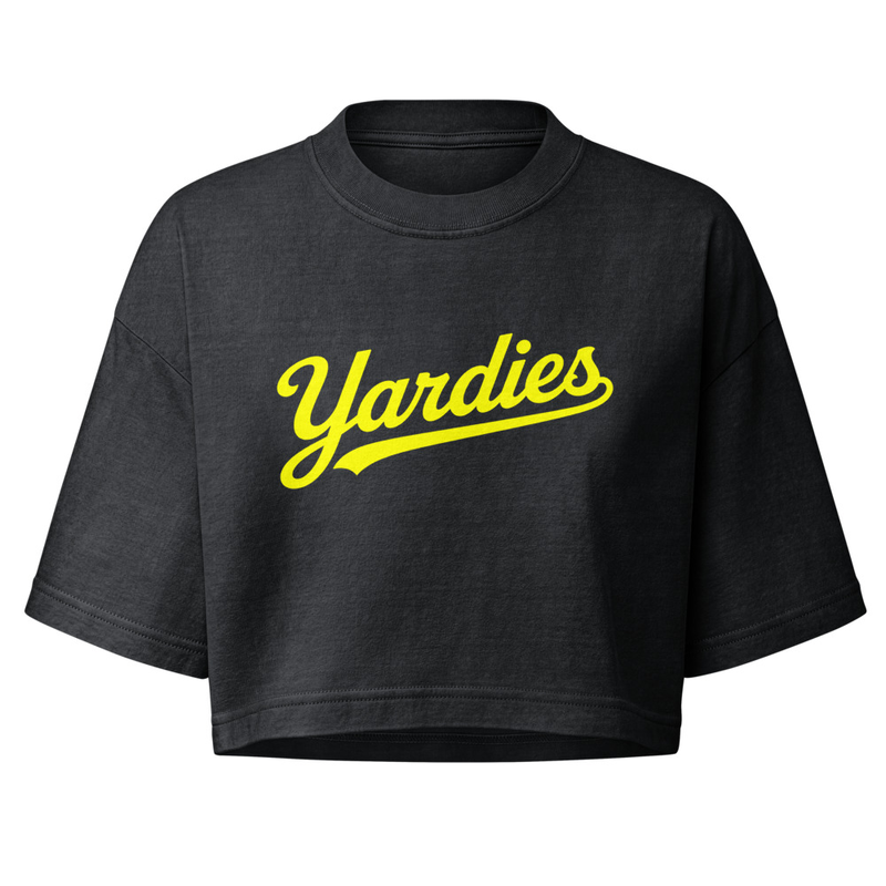 Yardies Women’s garment dye cropped tee