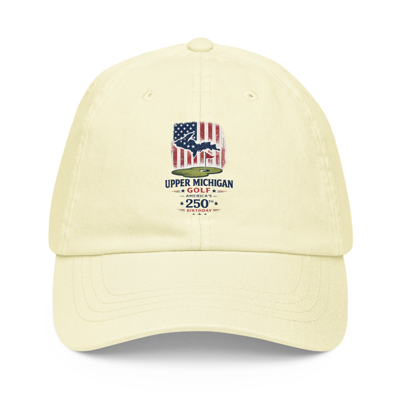UP Golf #5 Pastel baseball hat – One size, Pastel Lemon