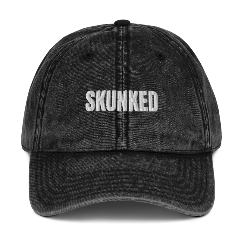 SKUNKED Dad Hat mockup