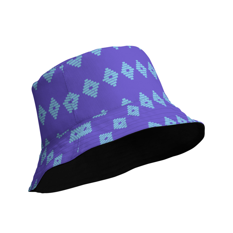 Anacostia Community Museum Reversible Bucket Hat (Purple 