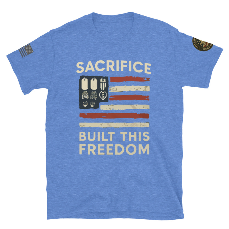 Short-Sleeve Unisex T-Shirt – S, Heather Royal