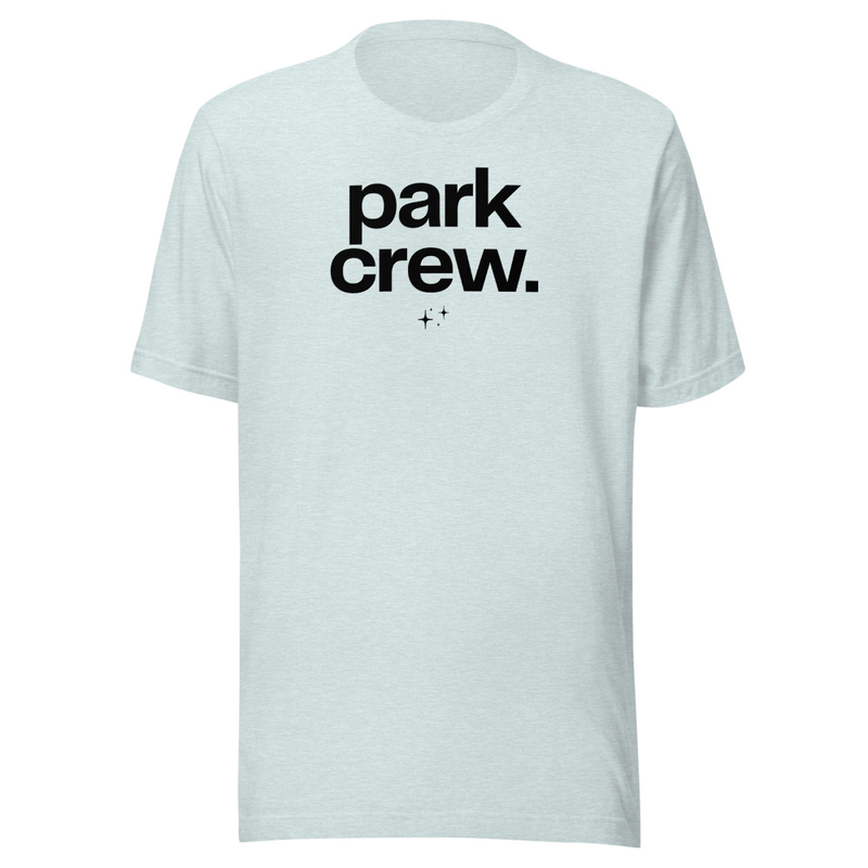 Park Crew Tee – 3XL, Heather Prism Ice Blue