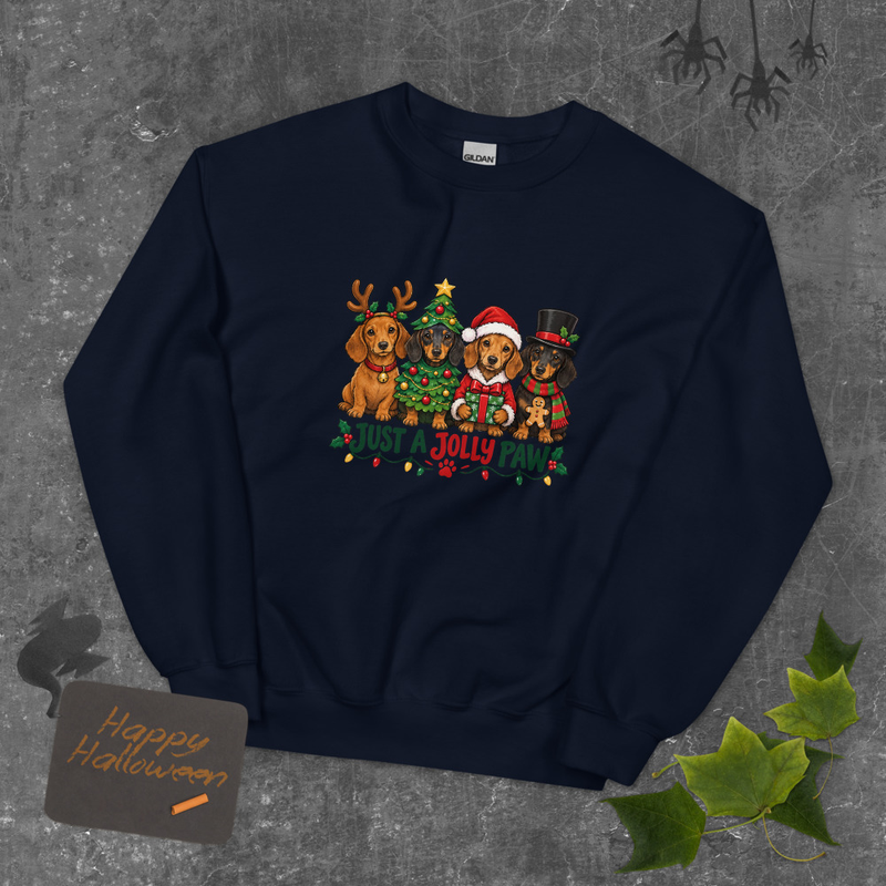 Funny Christmas Calories Don't Count Sweatshirt – view 3