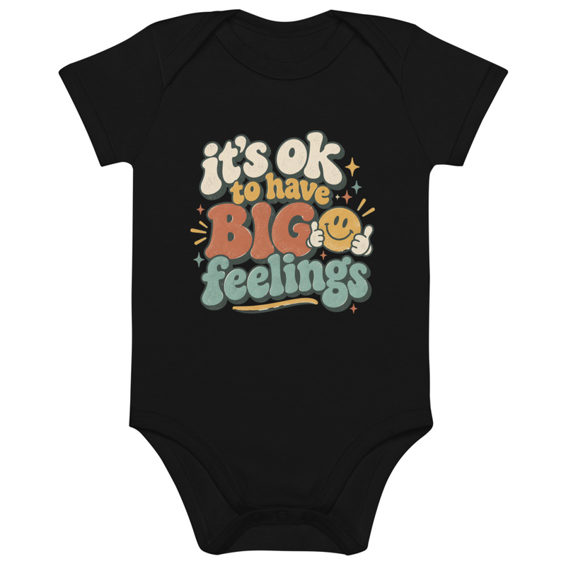 Big Feelings Organic Baby Bodysuit