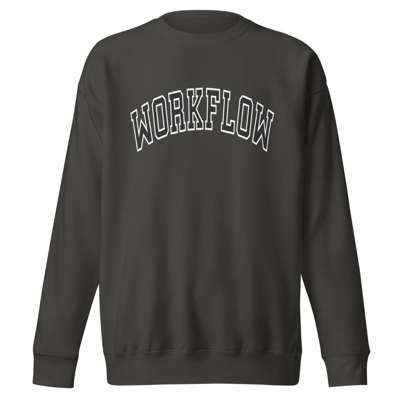 Unisex Workflow Sweatshirt – XL, Vintage Black