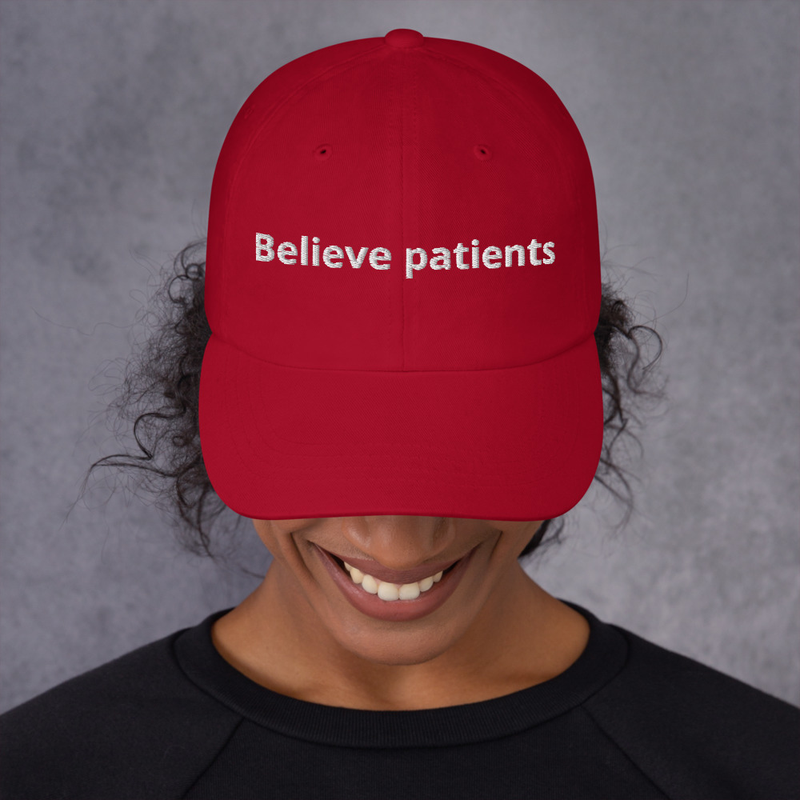 Believe Patients – One size, Cranberry