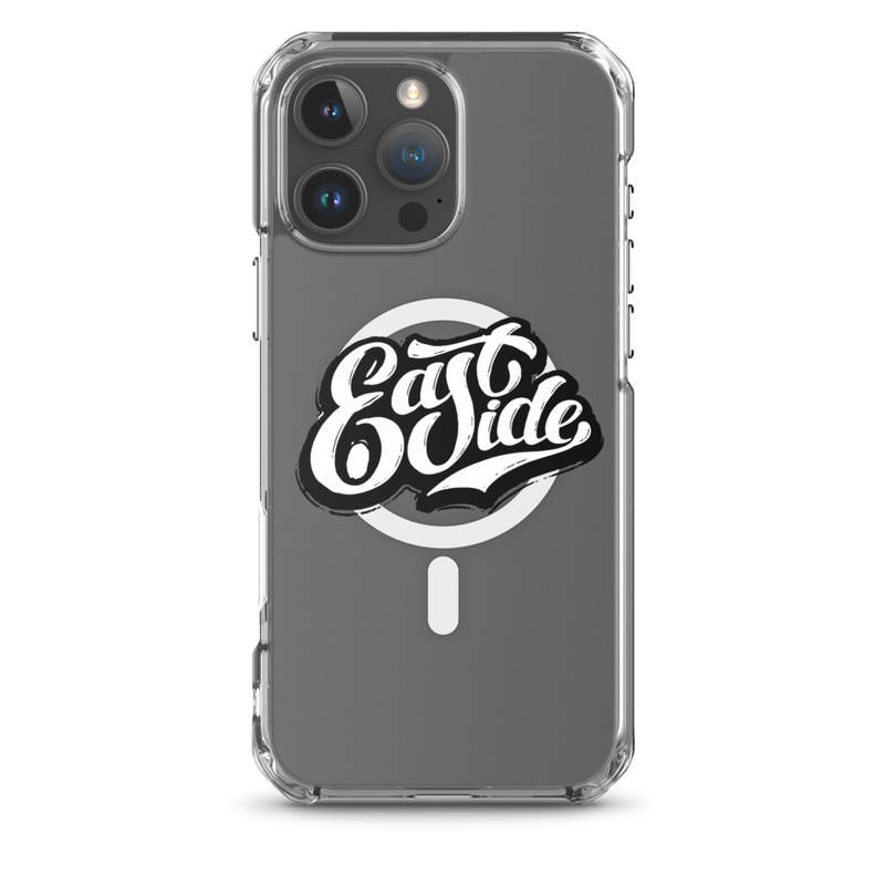 EastSide Dark Logo MagSafe® clear case for iPhone® – iPhone 16 Pro Max
