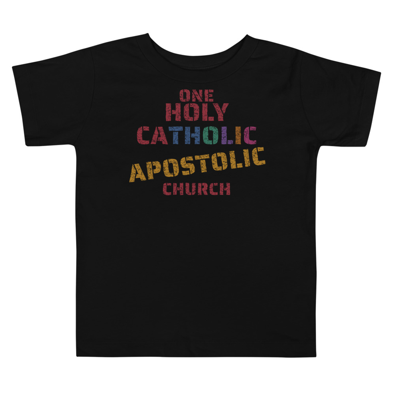Apostolic Family Tree Tee — Toddler · Black