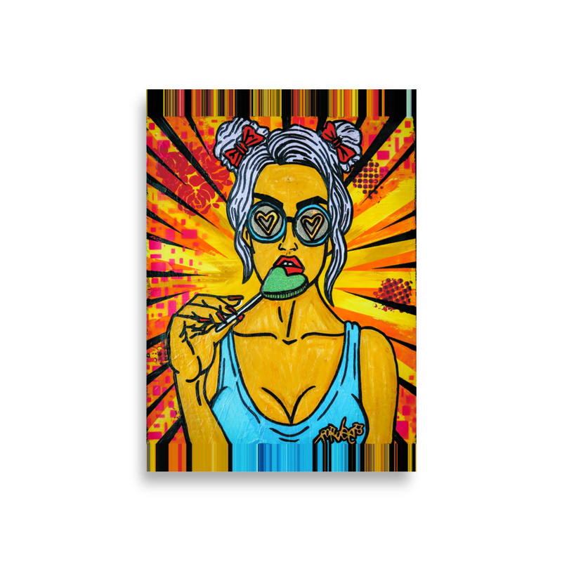 Lollipop Girl Poster