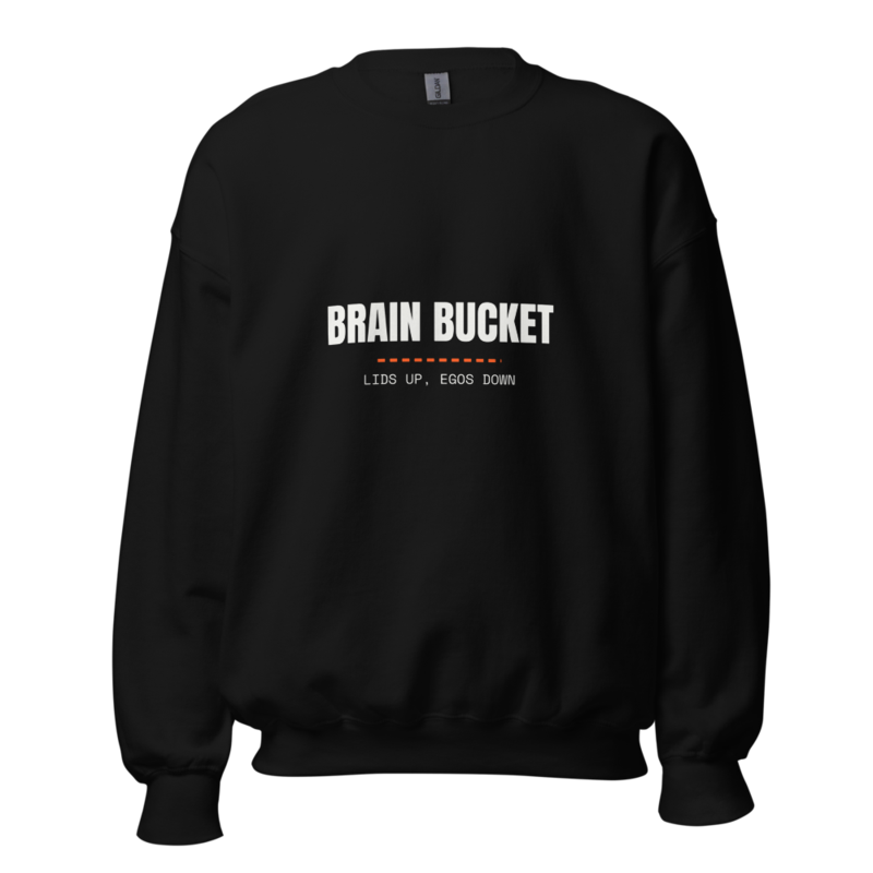 BRAIN BUCKET Crewneck mockup
