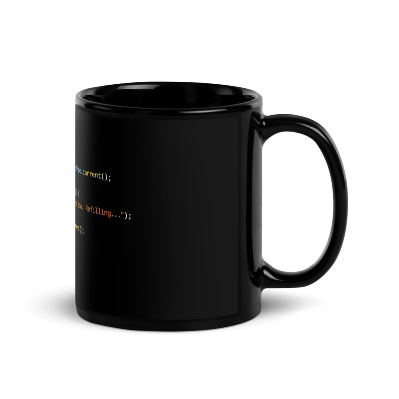 The Infinite Loop: Programmer's Coffee Mug