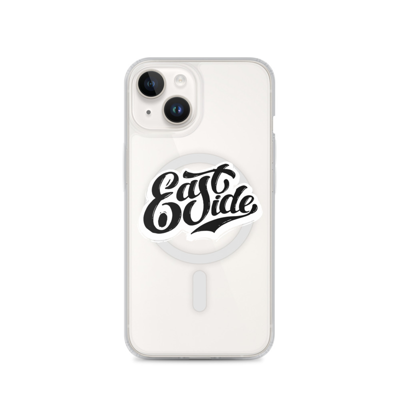 EastSide Dark Logo MagSafe® clear case for iPhone® – Image 4