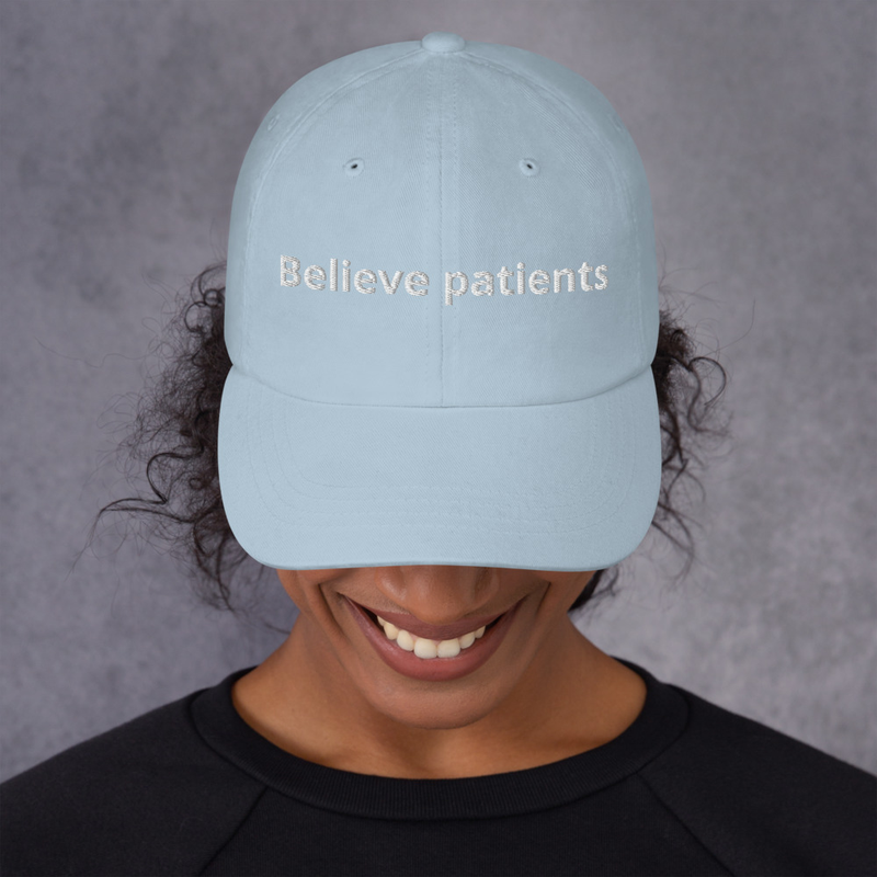 Believe Patients – One size, Light Blue