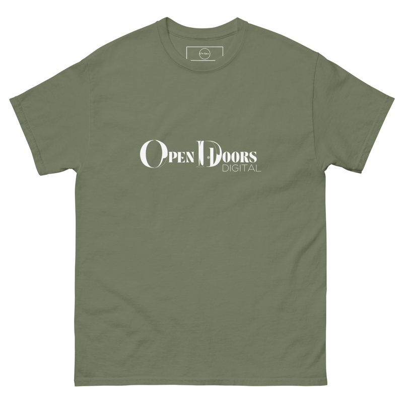 Unisex Classic Tee | Gildan 5000 – S, Military Green