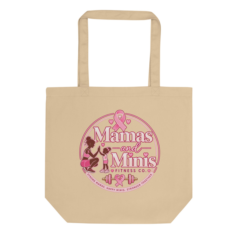 Limited Edition Breast Cancer Awareness Eco Tote Bag - Mamas and Minis  – One size, Oyster