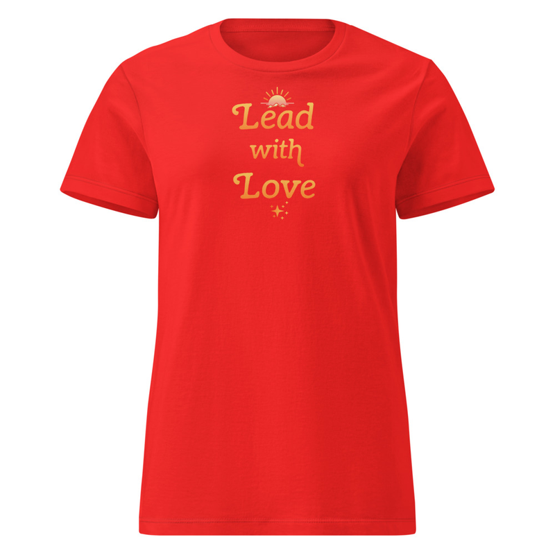 Lead with Love Women’s softstyle t-shirt