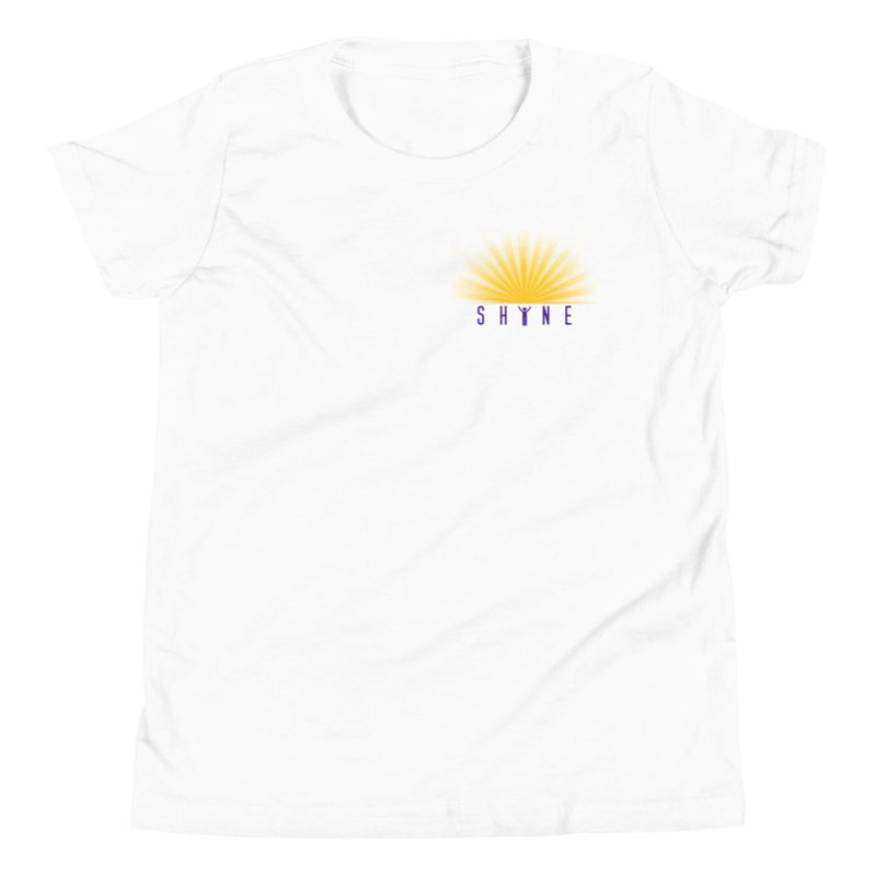 SHINE T-shirt - Youth – XL, White