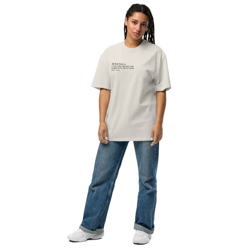 My Messiah Oversized faded t-shirt