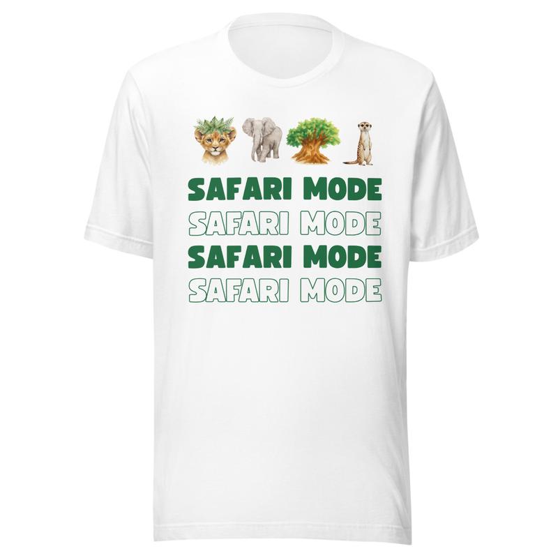 Safari Mode Tee – 3XL, White