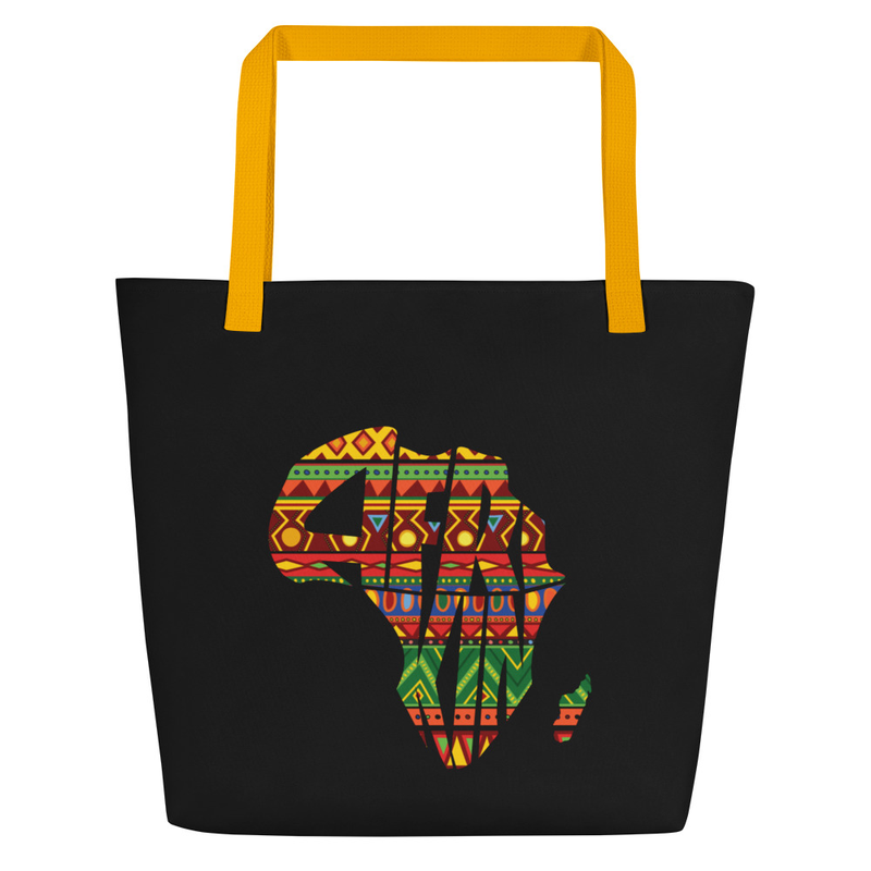 AfriKin Print Beach Bag