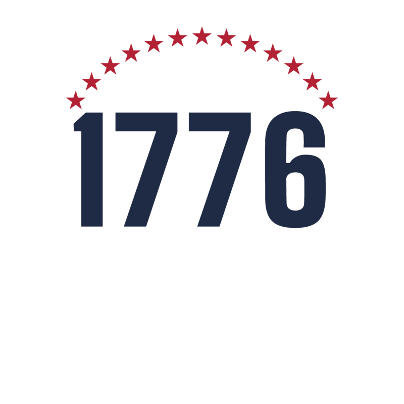 1776 thirteen stars hoodie — Size: L, Color: Black
