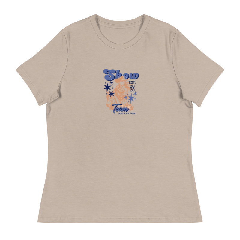 BHF Show Team Image Women's Relaxed T-Shirt – XL, Heather Stone