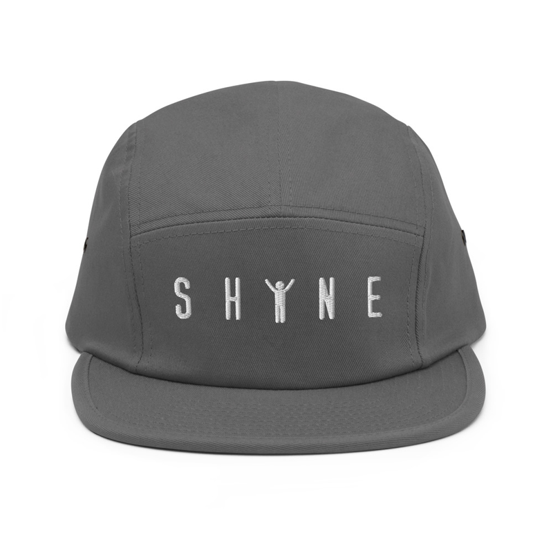 SHINE - Five Panel Cap – One size, Grey