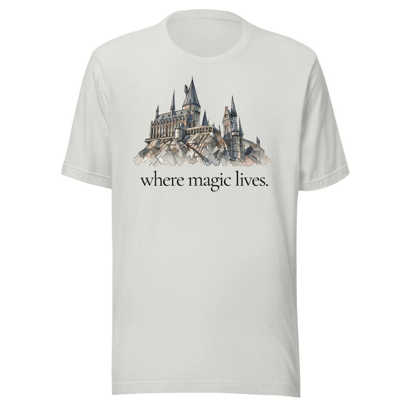 Where Magic Lives Tee – 2XL, Silver