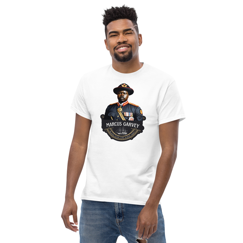 Marcus Garvey Vintage Men's classic tee – XL, White